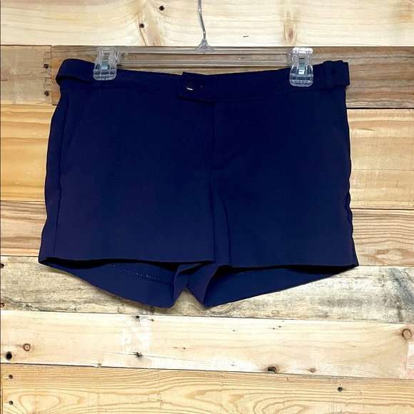 Banana Republic size 4 Low-rise 3” Dark Purple Lightweight Shorts with Pockets - Picture 1 of 11